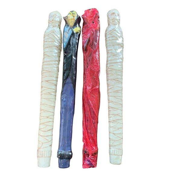 Restoration Hardware Set of 4 Halloween Spooky Monster Candles "INCOMPLETE SET" - Picture 4 of 13